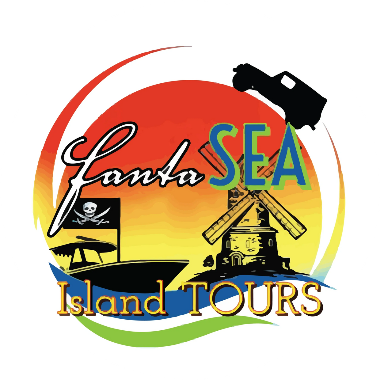 FantaSEA Island Tours LOGO, your gateway to the treasures of the U.S. Virgin Islands.