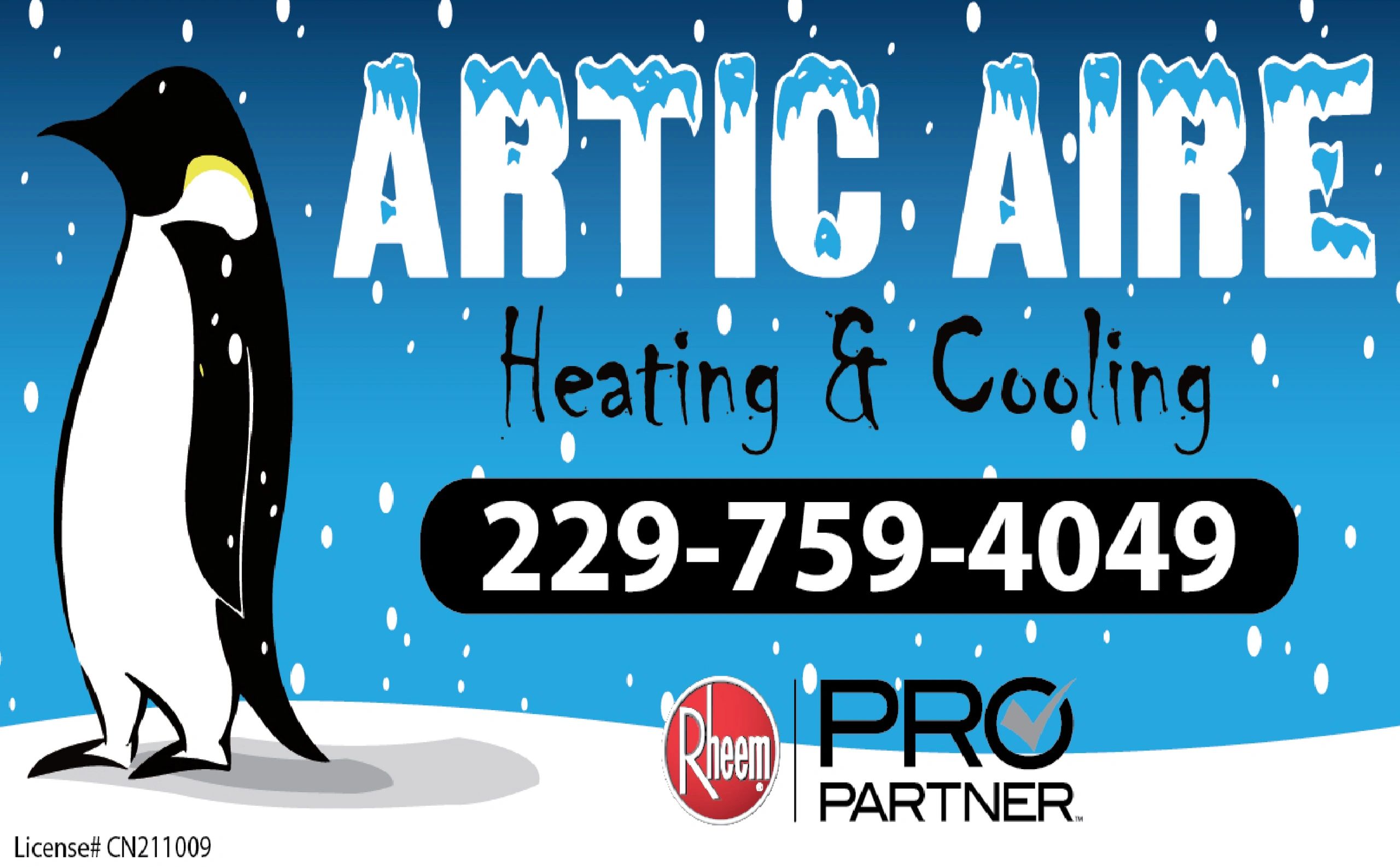 Artic aire heating and cooling inc hvac leesburg georgia
