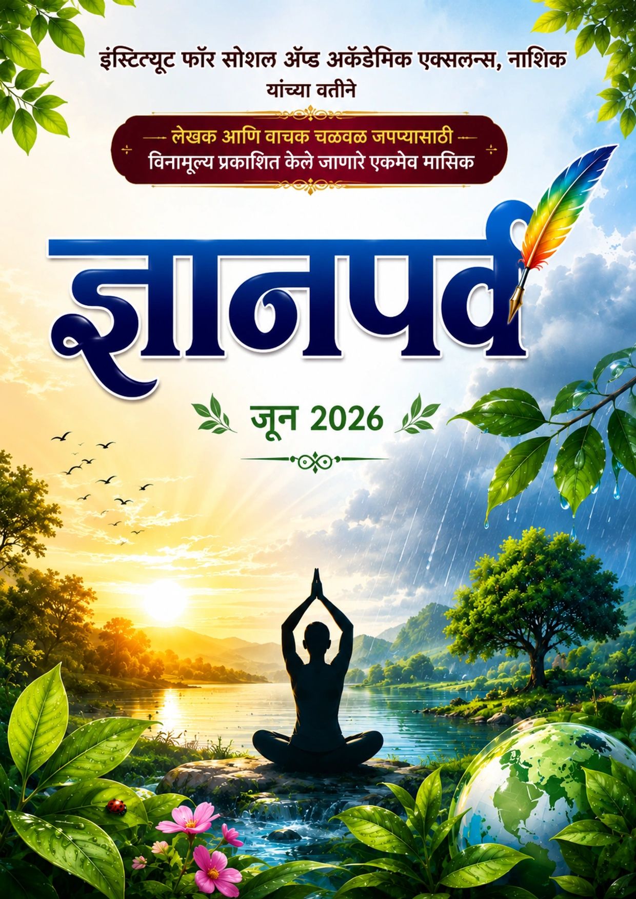 ज्ञानपर्व मासिक नियतकालिकेचा जून 2026 अंक.