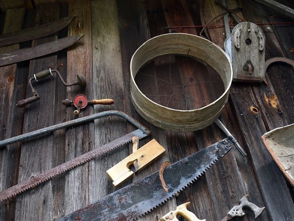 antiques for sale at the club swap meet