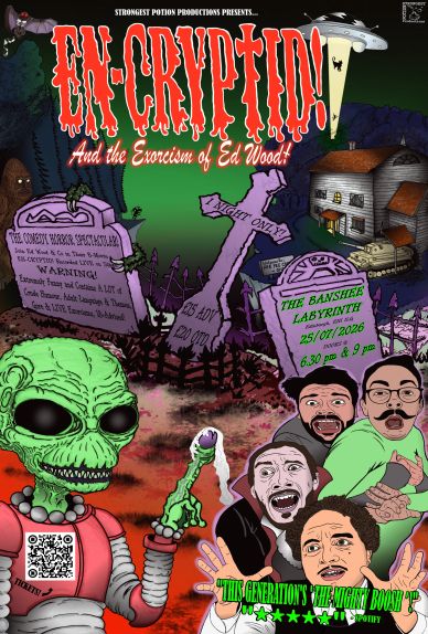 Poster for horror comedy 'EN-CRYPTED! And the Exorcism of Ed Wood!'