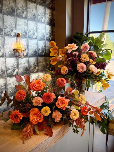 Garden-inspired floral arrangement by Lavender Living in North Tonawanda