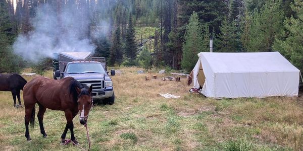 our base camp sites