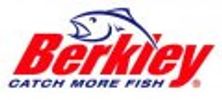 Berkley fishing logo with a fish graphic and slogan.