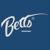 Blue background with stylized white 'Betts' logo.