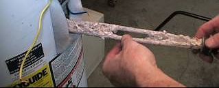 Hard water mineral build up Hard water mineral build up