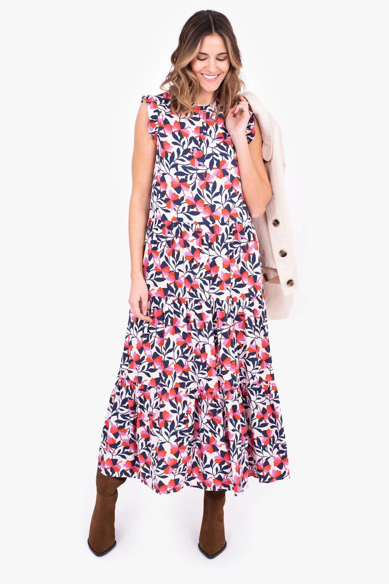 Dottea Strap Maxi Dress Gardenia