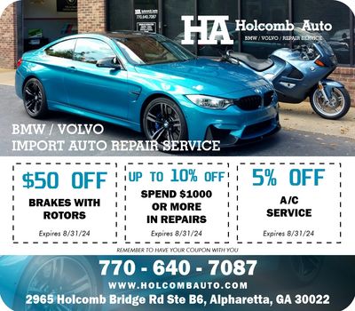 Auto Repair Alpharetta Holcomb Auto exclusive coupons only here 