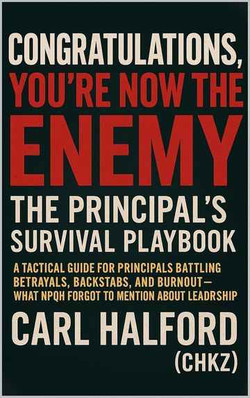 Congratulations, You’re Now the Enemy: The Principal’s Survival Playbook: A Tactical Guide for Princ