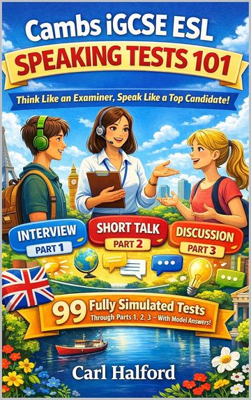 IGCSE ESL Speaking Tests 101: Think Like an Examiner. Speak Like a Top Candidate. A Complete Practic