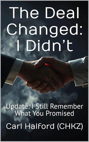 The Deal Changed. I Didn’t.: Update: I Still Remember What You Promised.