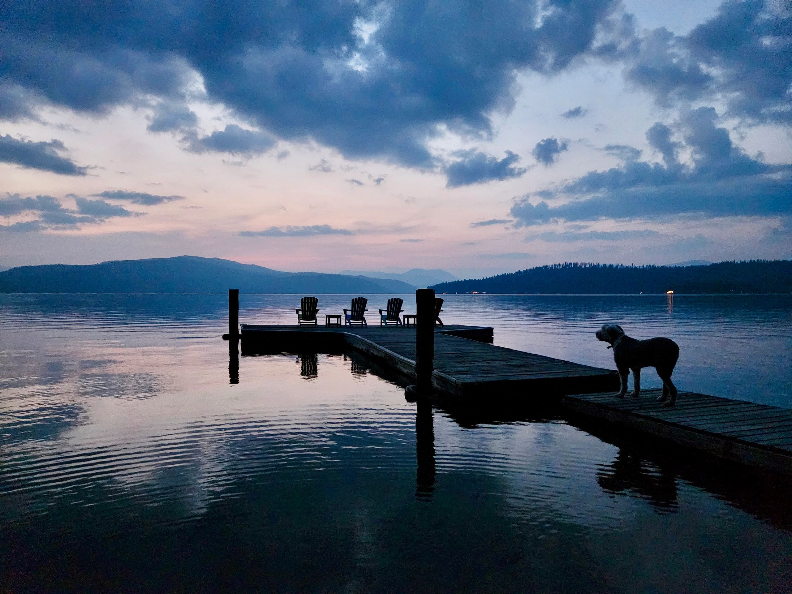 North of 8-mile island on Priest Lake, Idaho