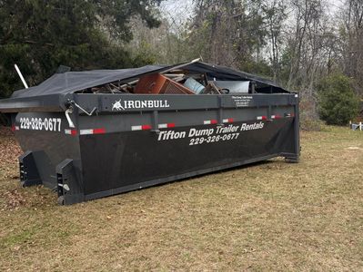 Local dumpster rental in Tifton, GA delivered by TDT Rentals