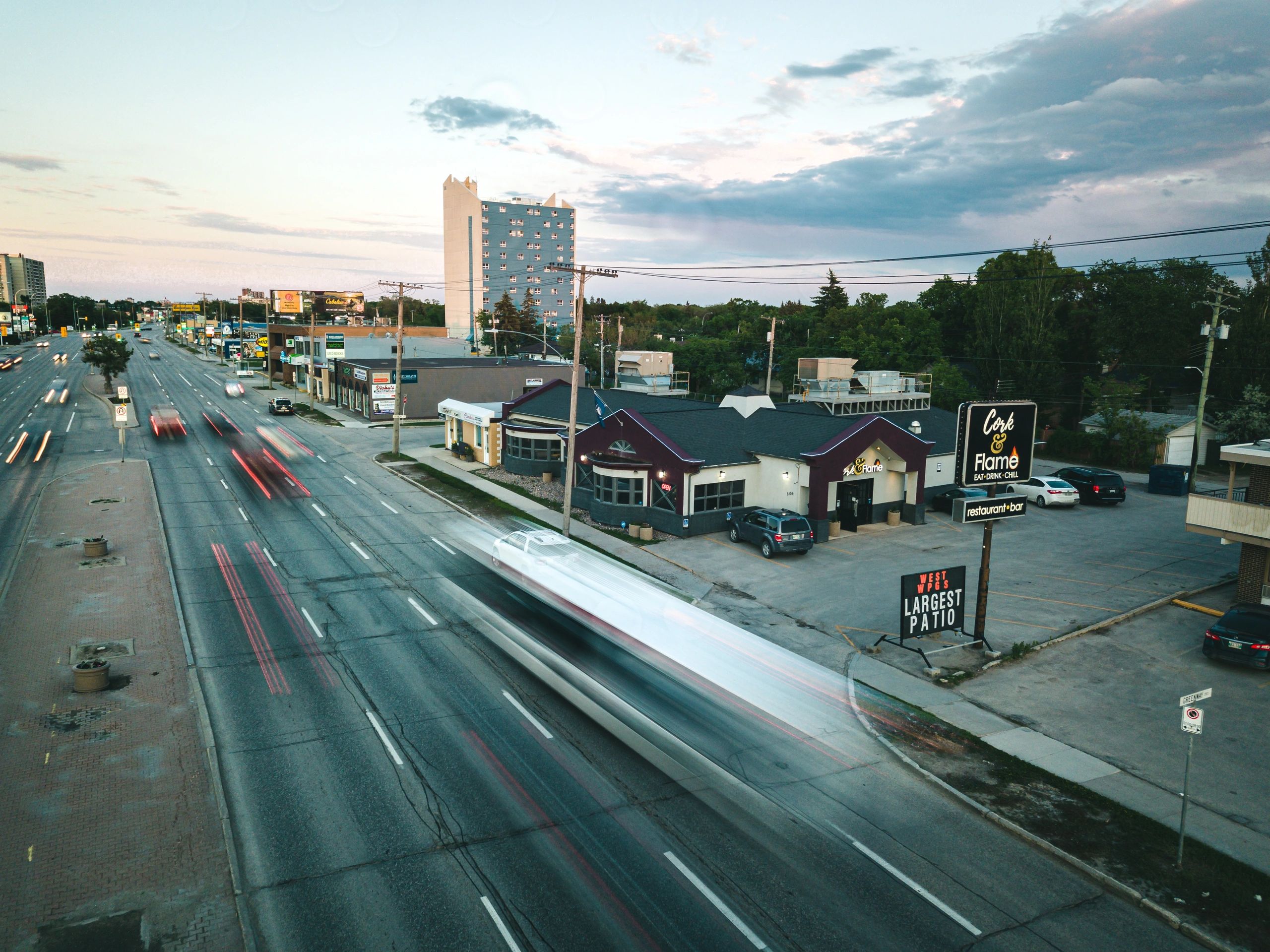 Social Media Marketing, Cork & Flame Restaurant, Winnipeg