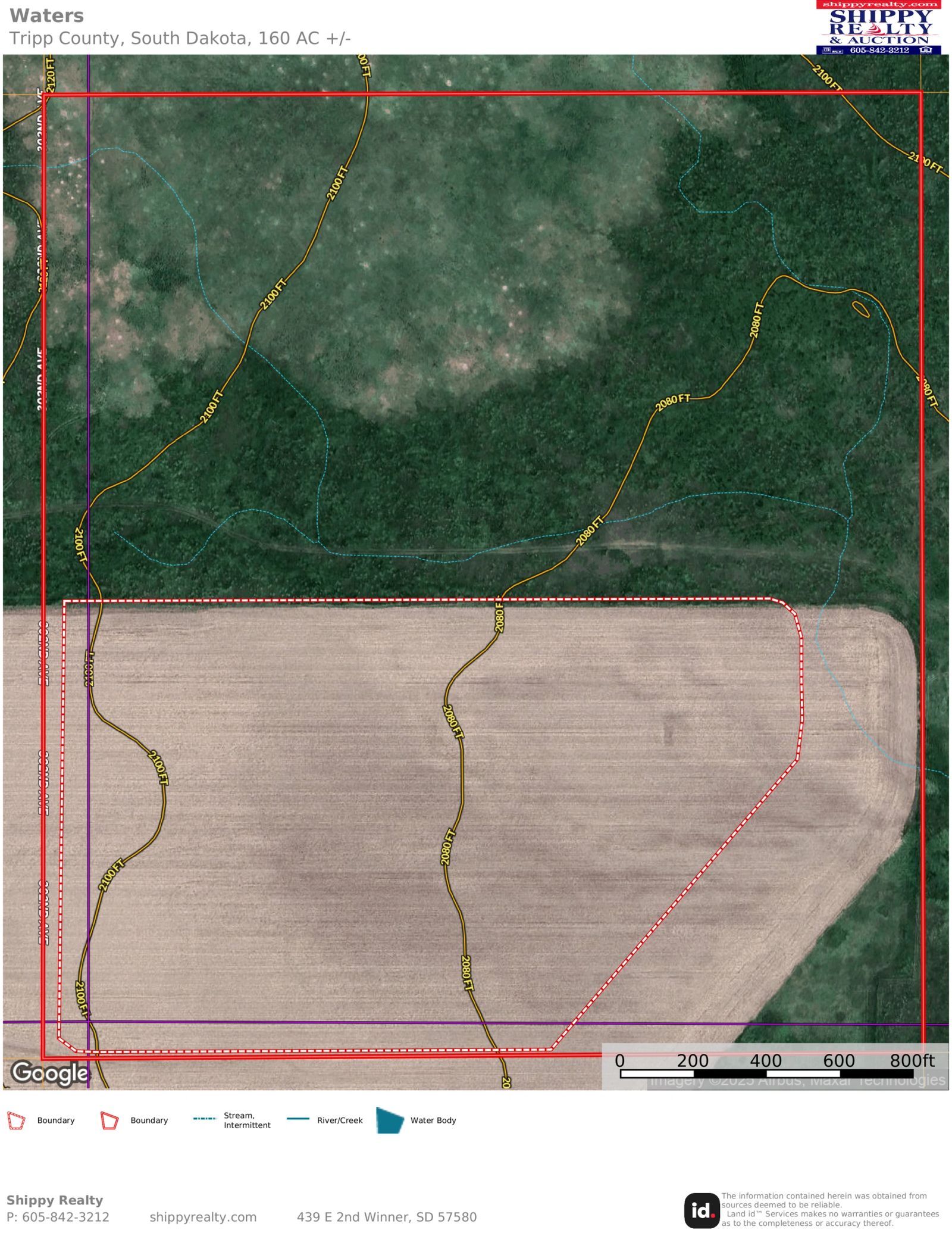 148 +/- Acres Pasture/Crop Land, Jordan Twp, Tripp Co, SD — Winner, SD real estate photo thumbnail 6