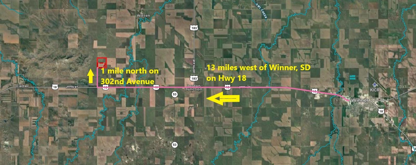 148 +/- Acres Pasture/Crop Land, Jordan Twp, Tripp Co, SD — Winner, SD real estate photo thumbnail 10
