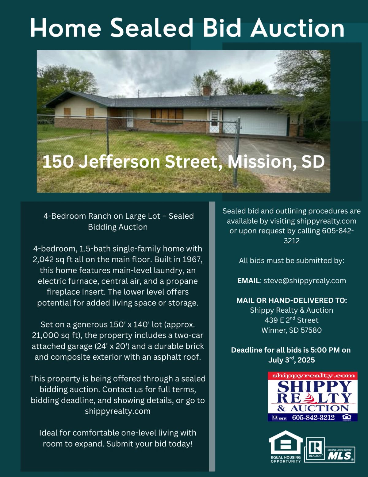 150 Jefferson Street, Mission, SD