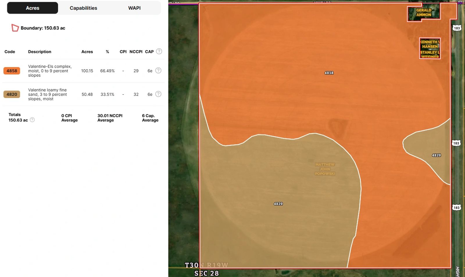 153 +/- Acres Irrigated Crop Land, Rock County, NE — Bassett, NE real estate photo thumbnail 15