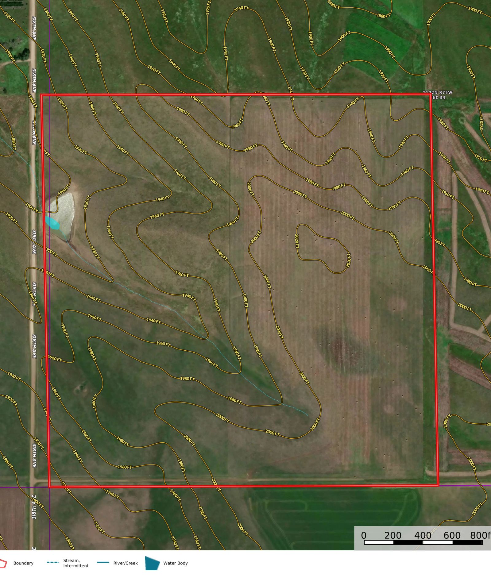 160 +/- Acres Pasture/Hay Land, Lone Star Twp, Tripp Co, SD — Hamill, SD real estate photo thumbnail 17