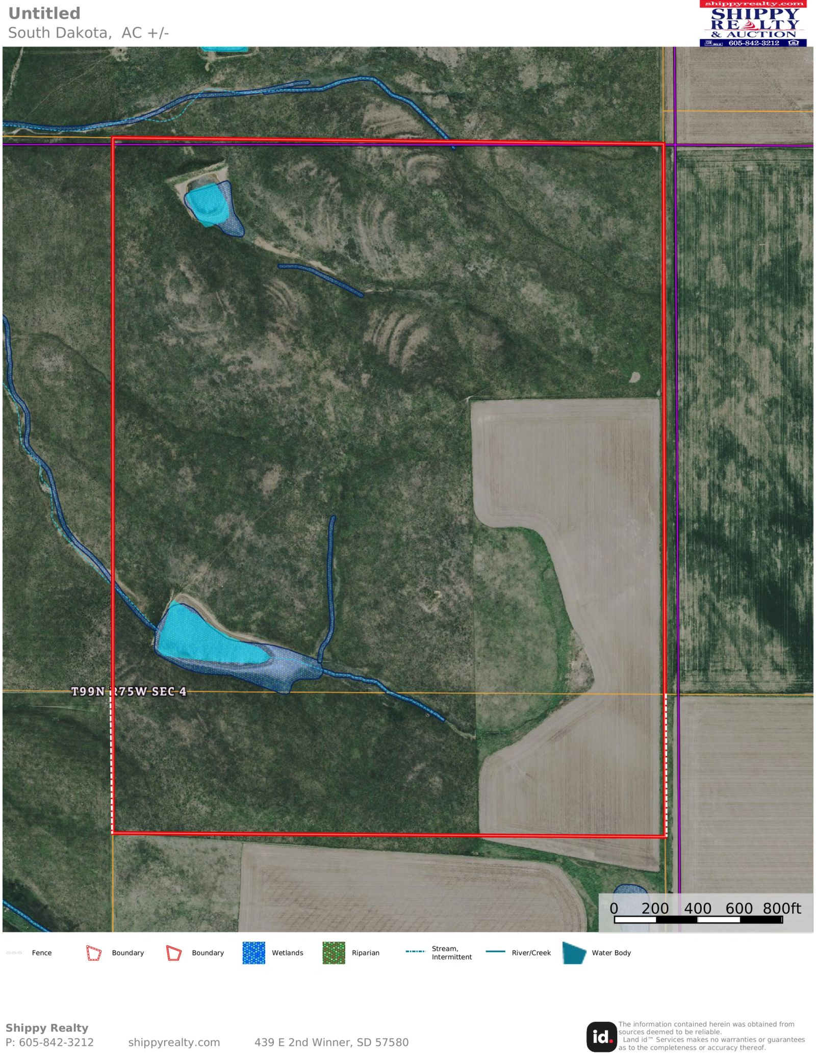 280 +/- Acres Pasture/Crop Land, Plainview Twp, Tripp Co, SD — Winner, SD real estate photo thumbnail 29