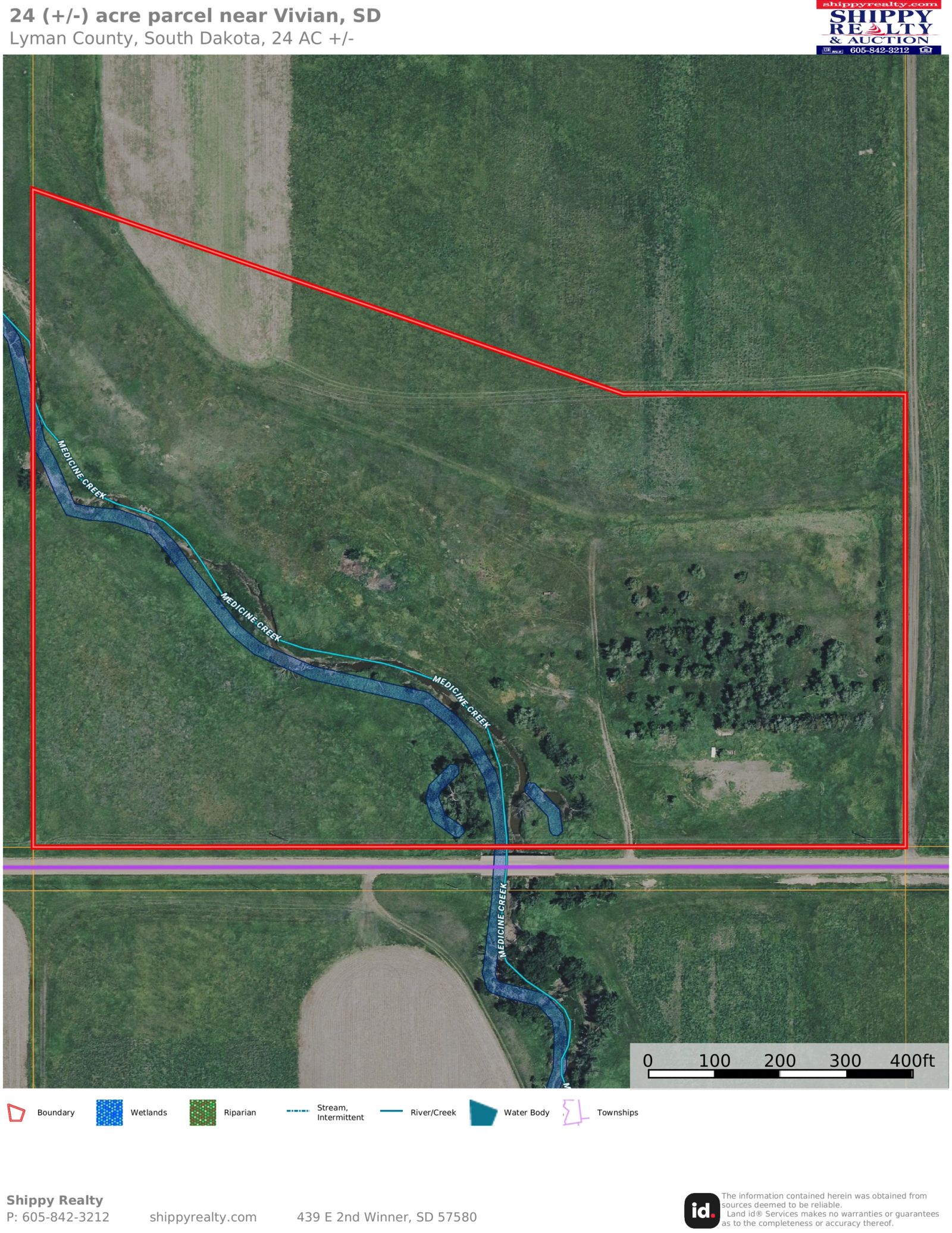 24 (+/-) Acres of Rural Residential Land, Vivian, SD — Vivian, SD real estate photo thumbnail 15