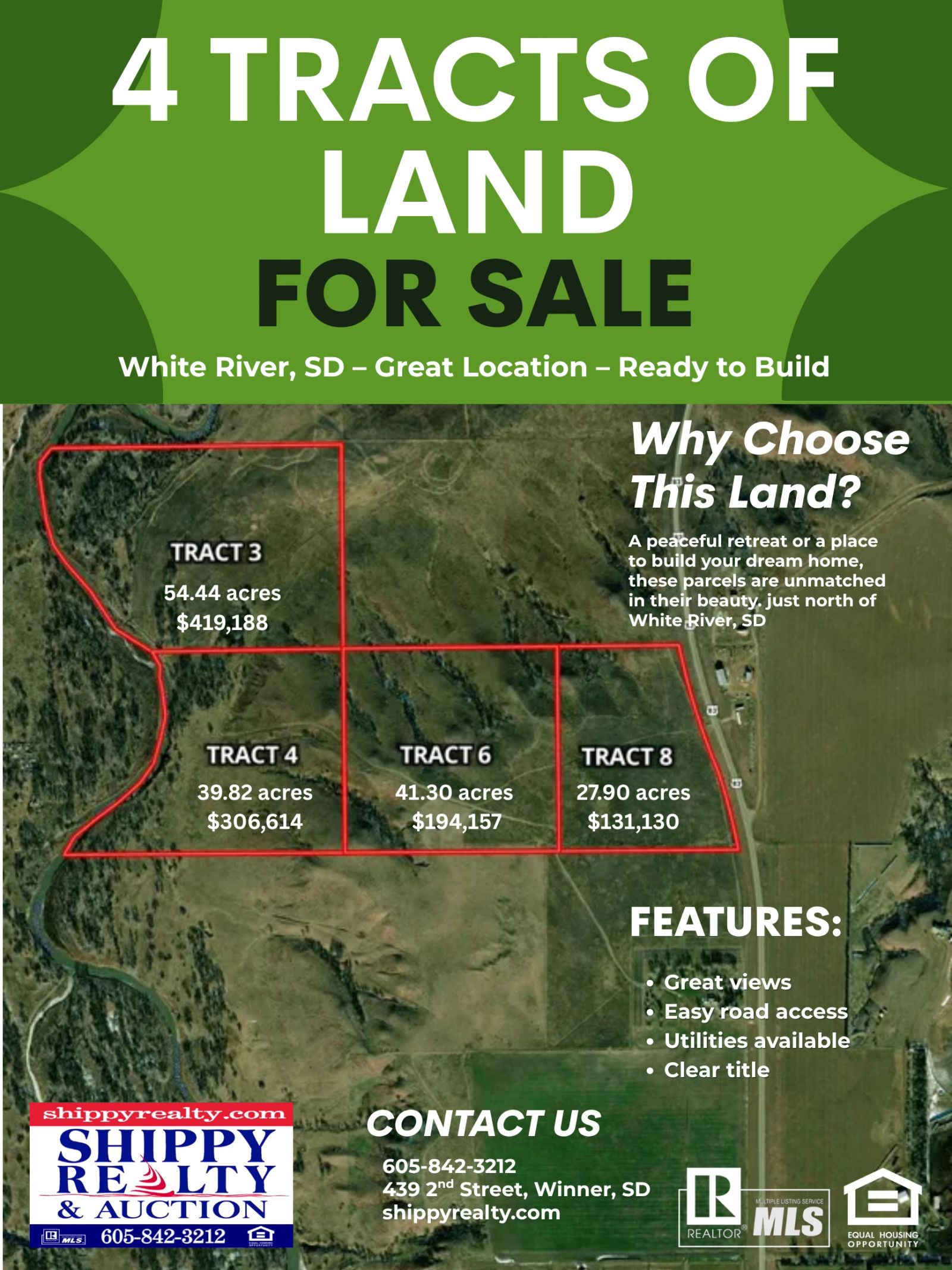 4 Unique Tracts of Land Near White River, SD — White River, SD real estate photo thumbnail 22