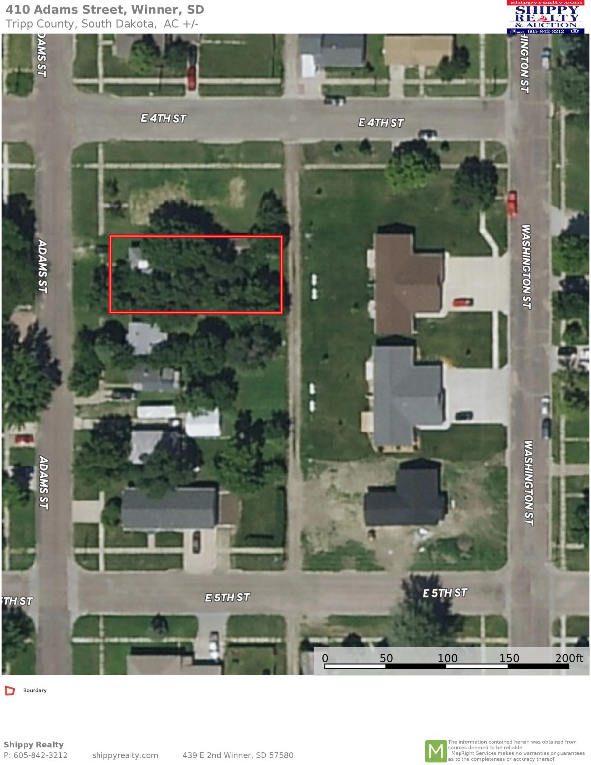 410 Adams Street Bare Residential Lot, Winner, SD