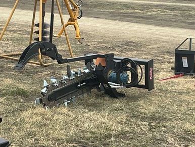 Skid Loader Trencher — Small Equipment lot at the Gran Consignment Sale — Spring 2026