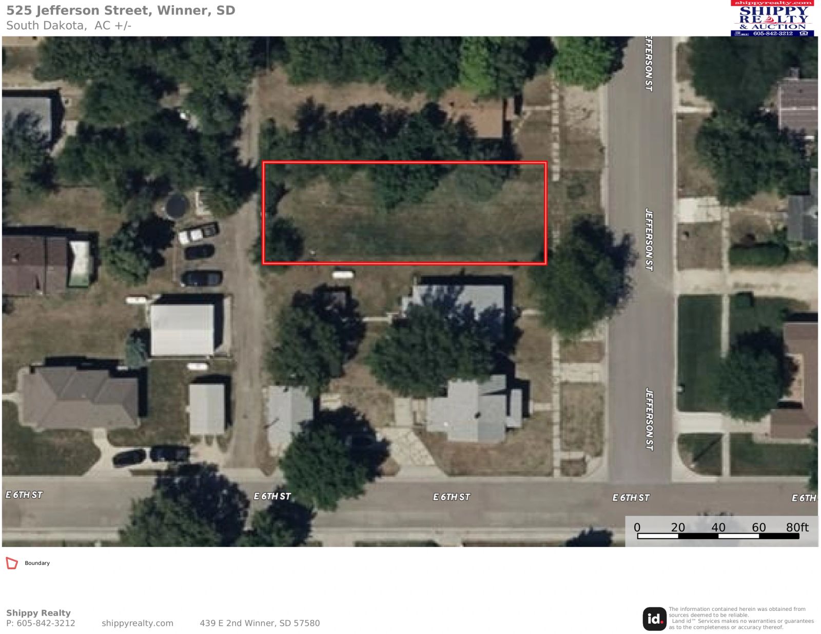 525 Jefferson Street Residential Bare Lot, Winner, SD — Winner, SD real estate photo thumbnail 4