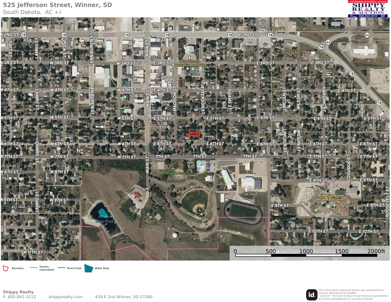525 Jefferson Street Residential Bare Lot, Winner, SD — Winner, SD real estate photo thumbnail 5