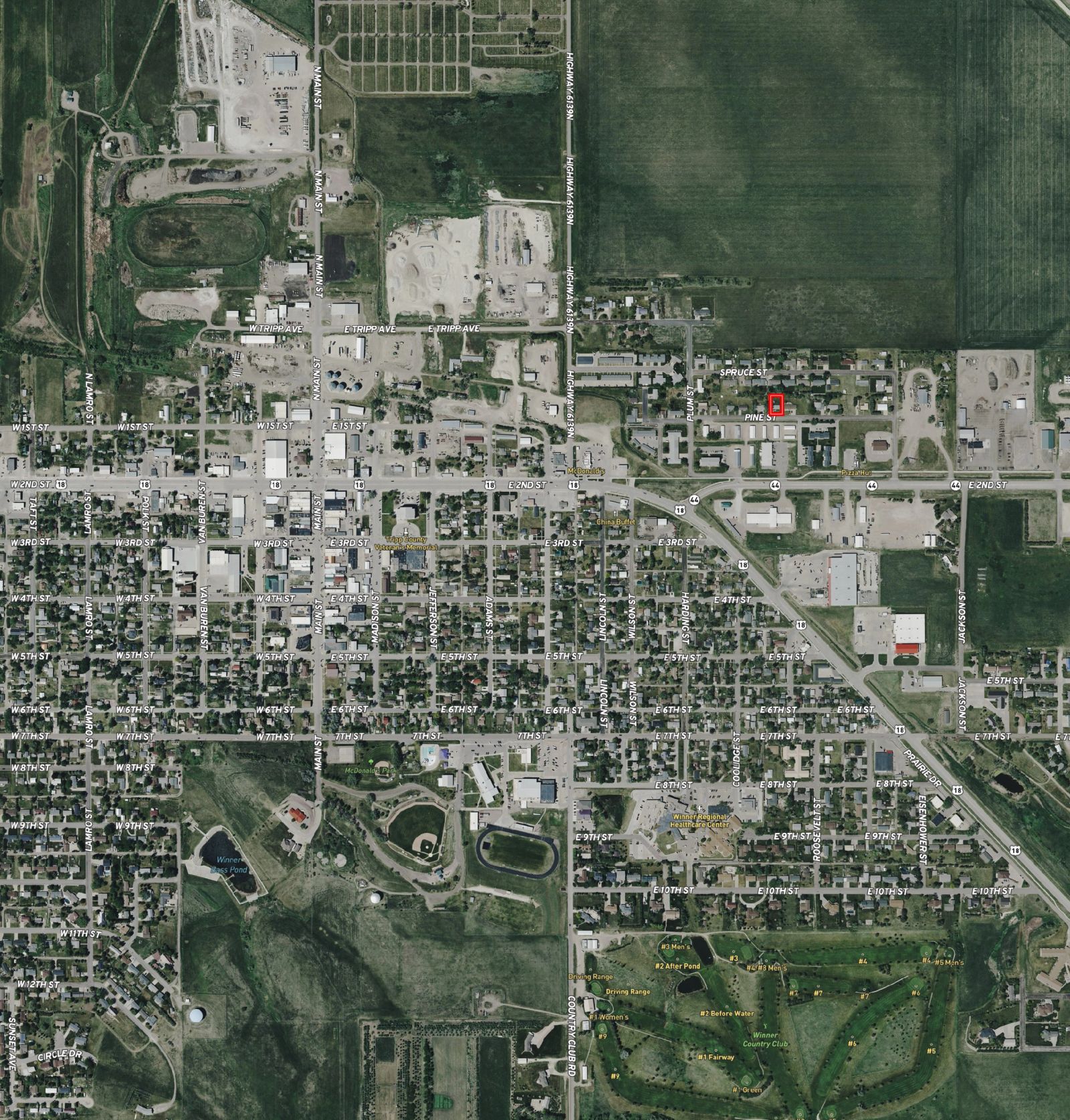 846 Pine Street Bare Residential Lot, Winner, SD — Winner, SD real estate photo thumbnail 5