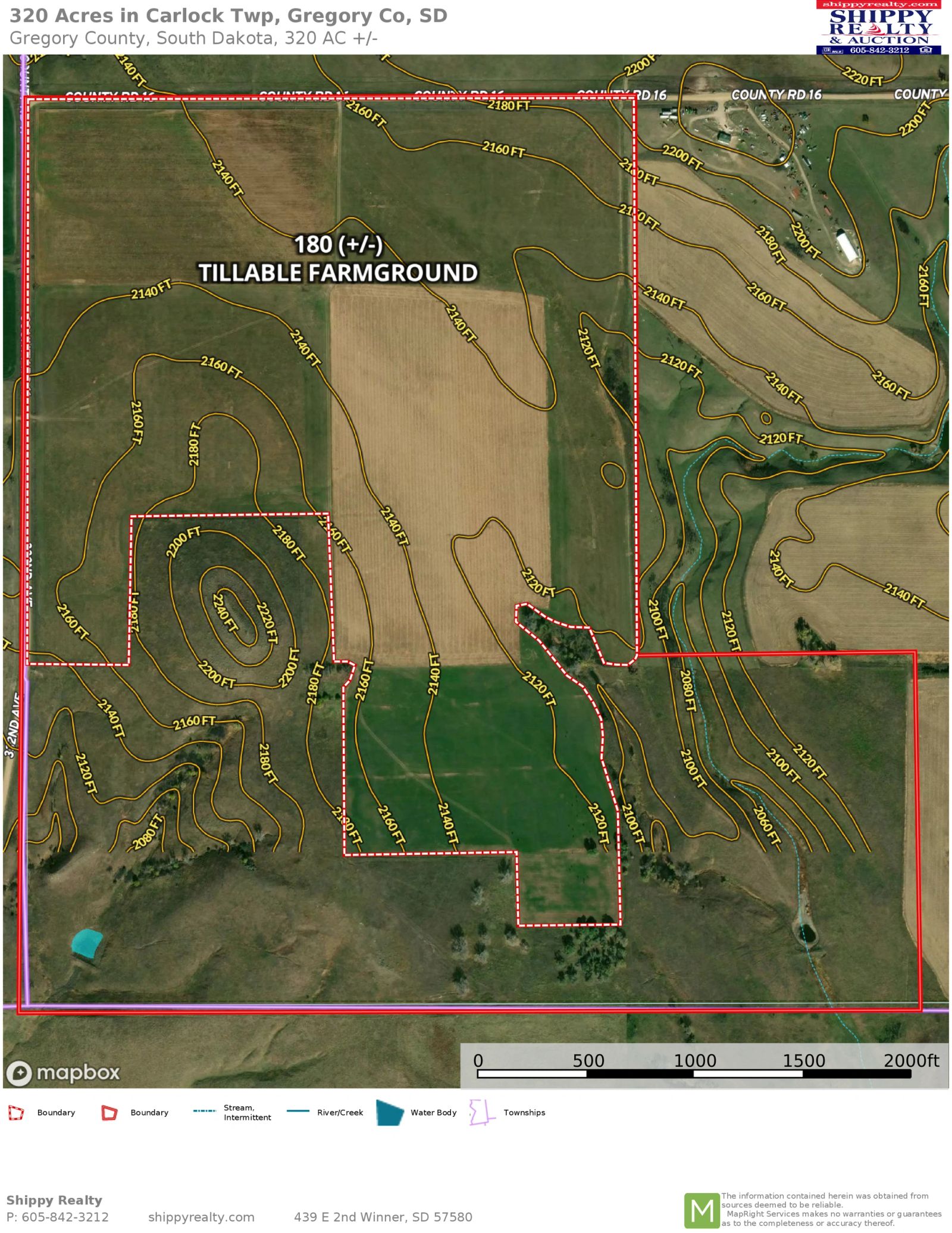 320 +/- Acres Crop/Hay, Carlock Twp, Gregory Co, SD — Dallas, SD real estate photo thumbnail 15