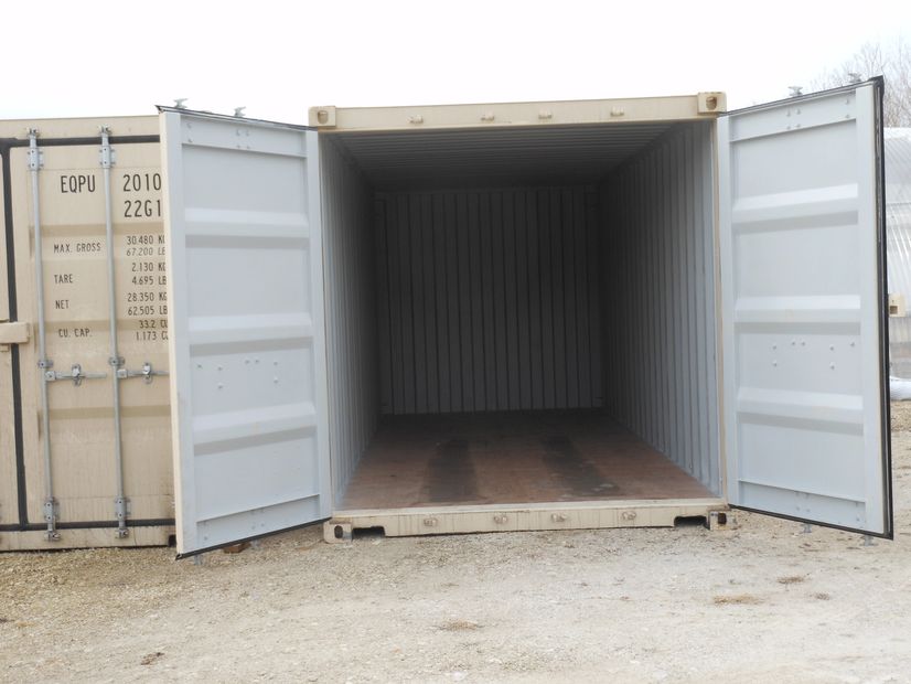 Storage rentals, 8 x 20 ft containers with 8 ft door, Shippy Realty & Auction, Winner SD