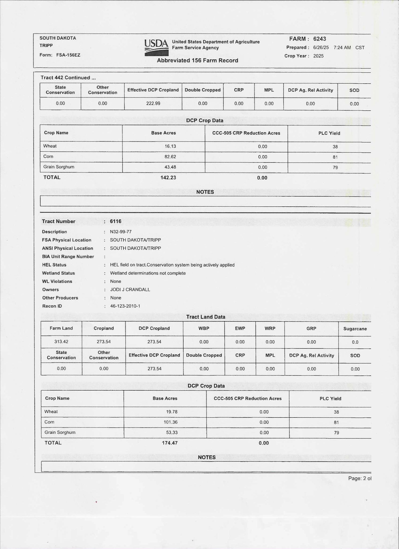 320 +/- Acres — Black Twp, Tripp County, SD — Land Auction in Winner, SD thumbnail 18