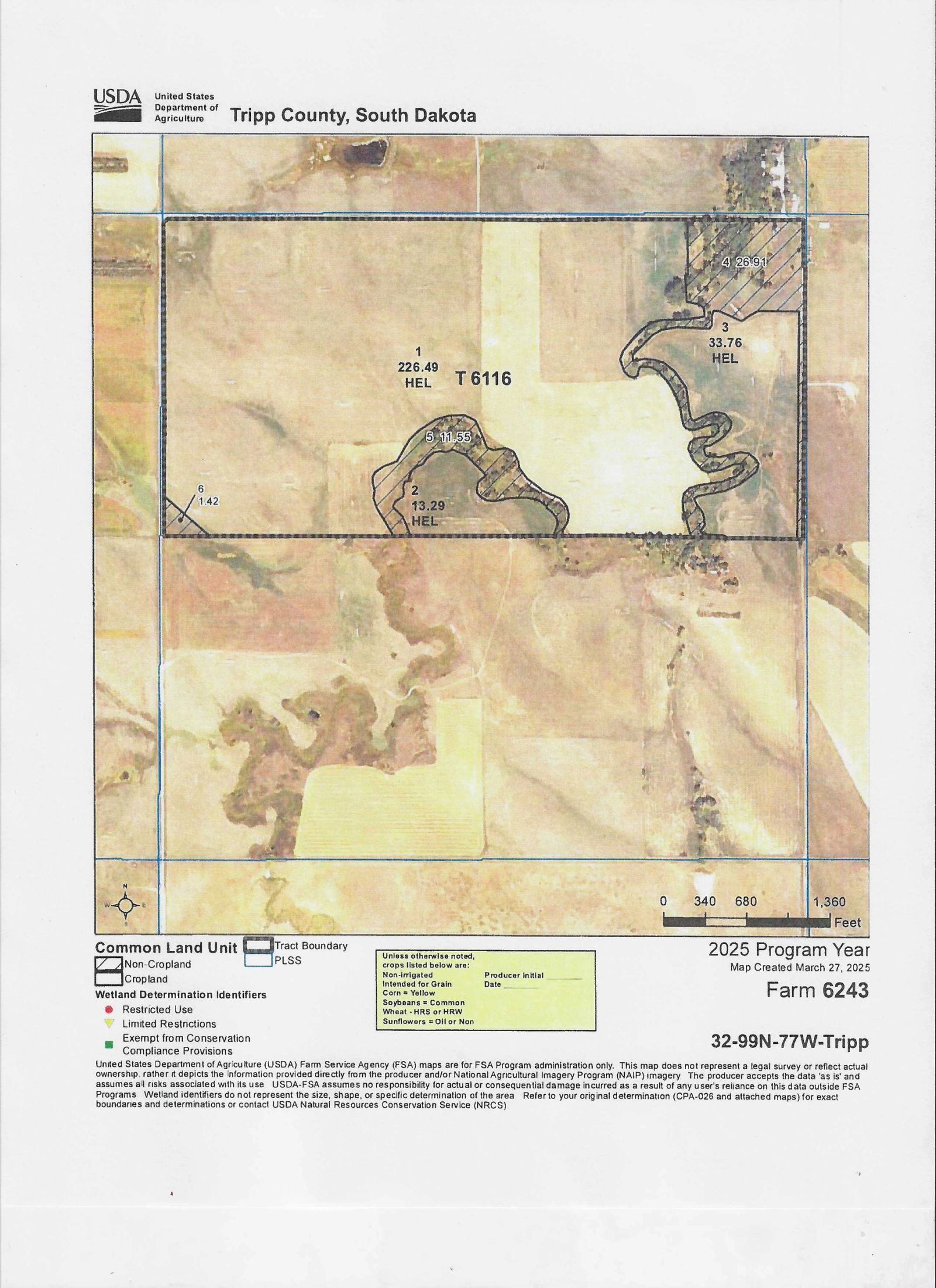 320 +/- Acres — Black Twp, Tripp County, SD — Land Auction in Winner, SD thumbnail 17