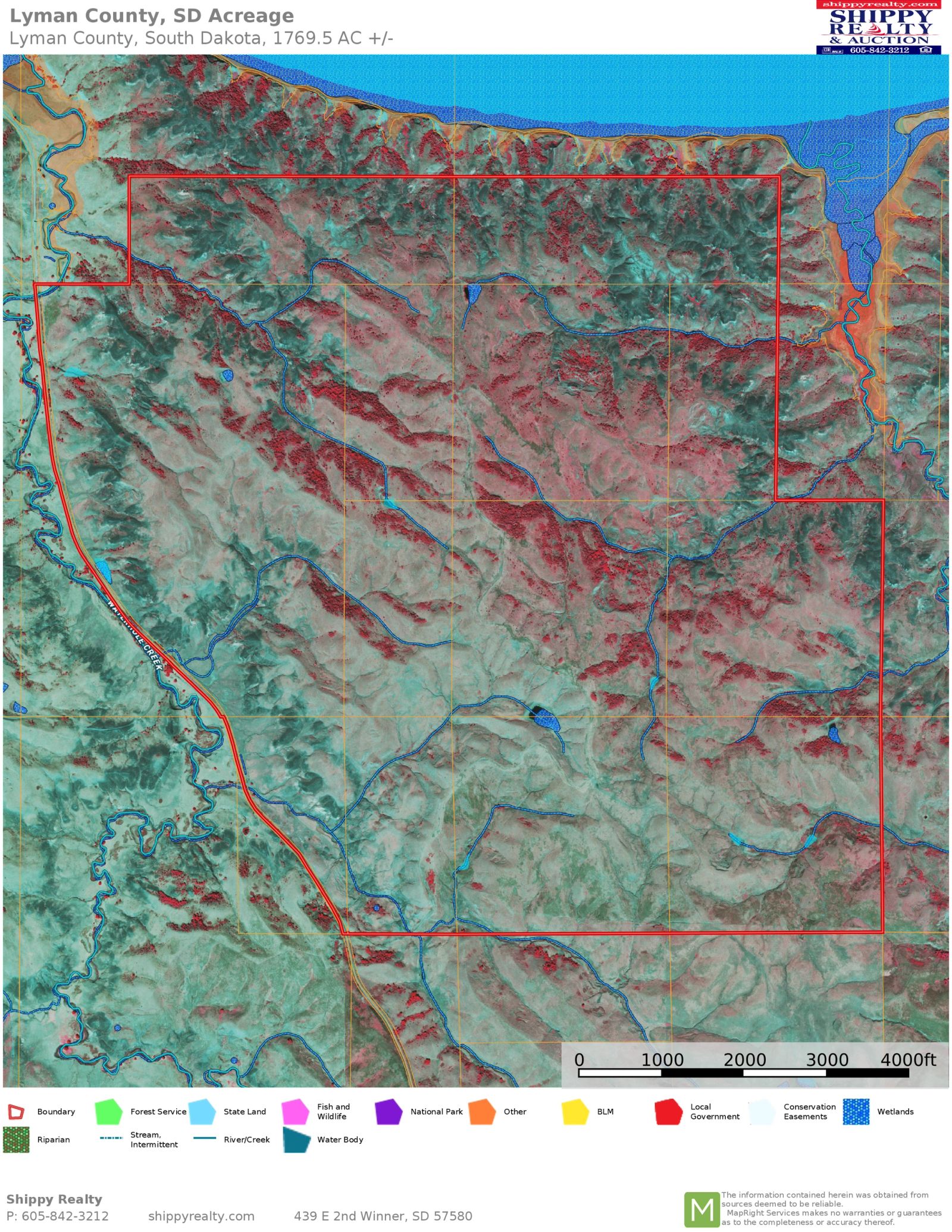 1,769 Acres of Grazing Land, Lyman County, SD — Iona, SD real estate photo thumbnail 27