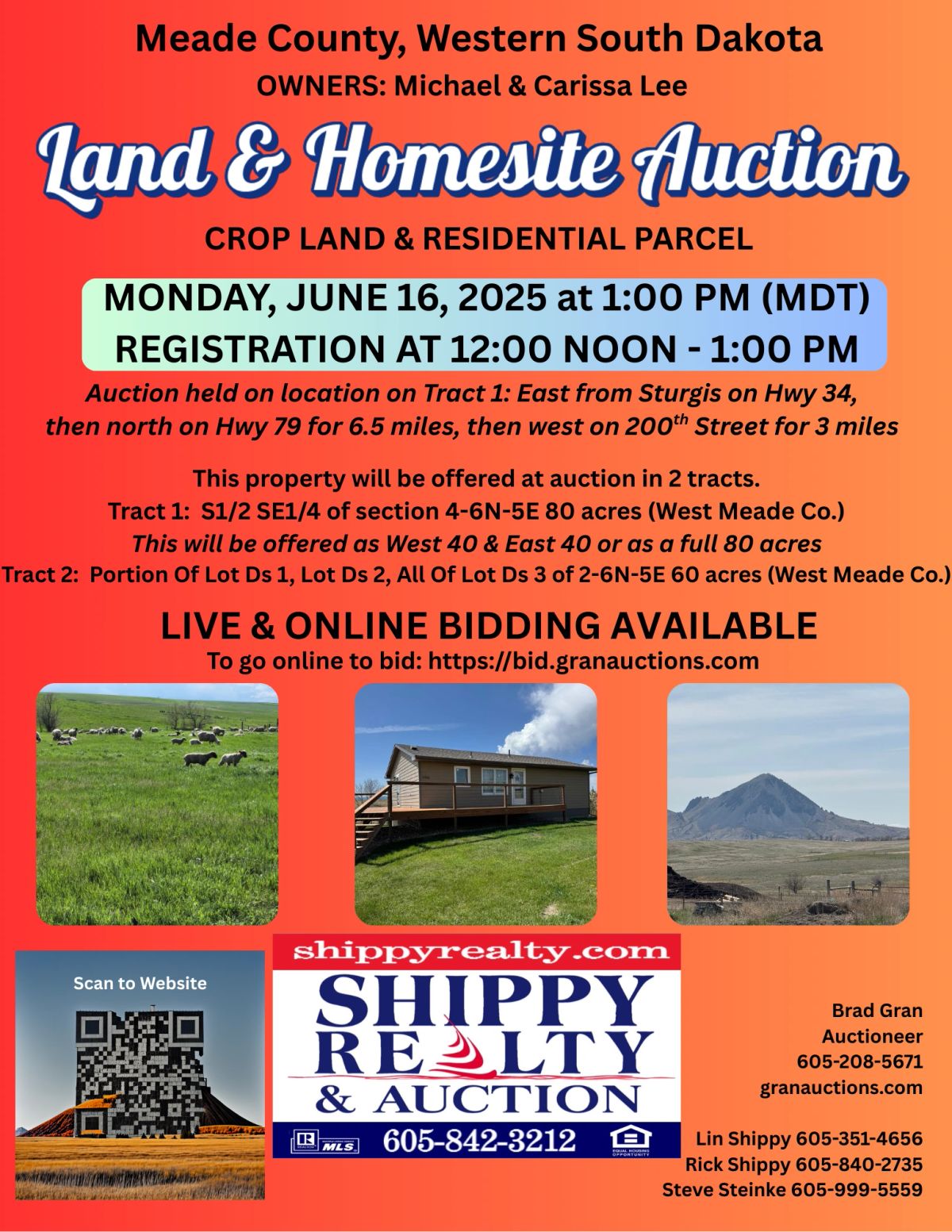 2 Tracts of Land Near Sturgis, SD
