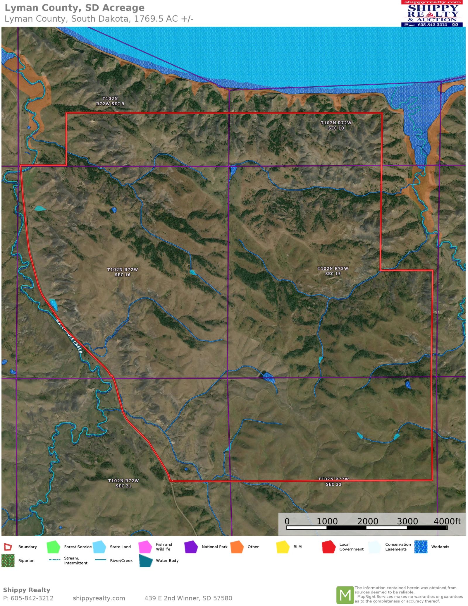 1,769 Acres of Grazing Land, Lyman County, SD — Iona, SD real estate photo thumbnail 23