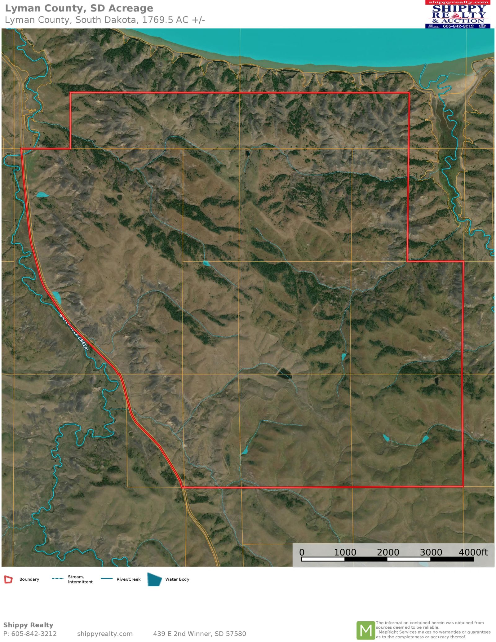 1,769 Acres of Grazing Land, Lyman County, SD — Iona, SD real estate photo thumbnail 22