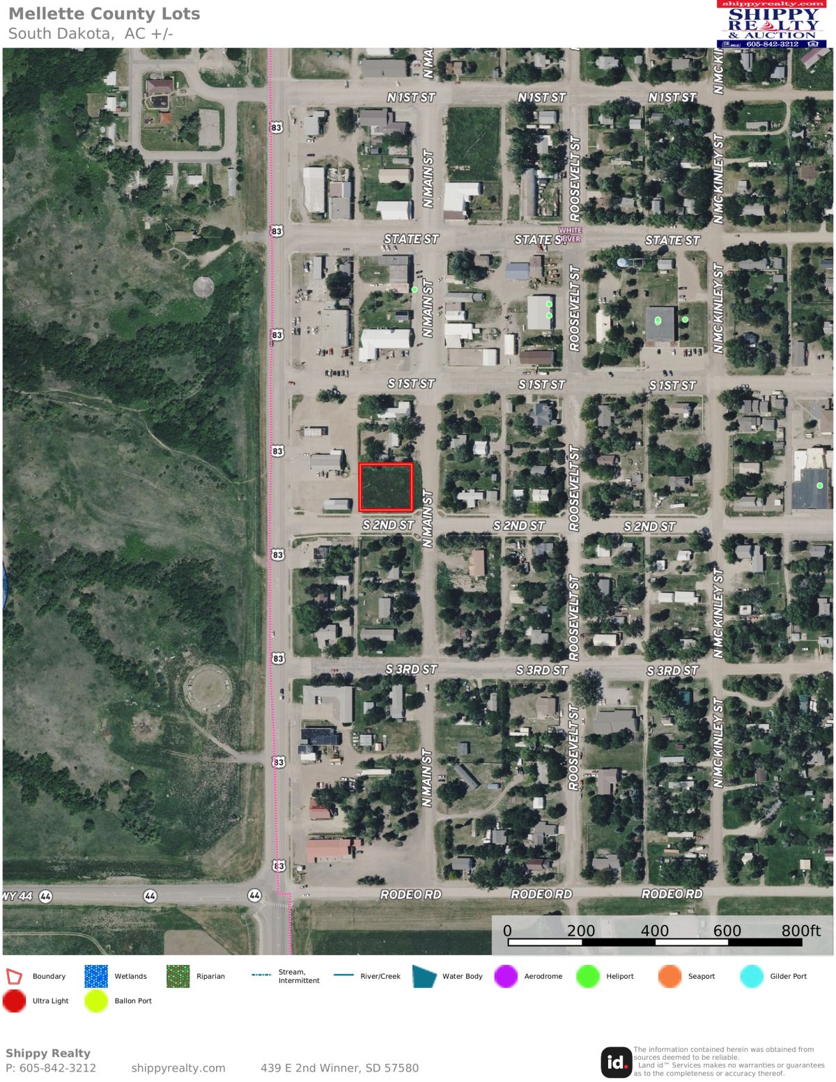 Large Residential Bare Lot, White River, SD