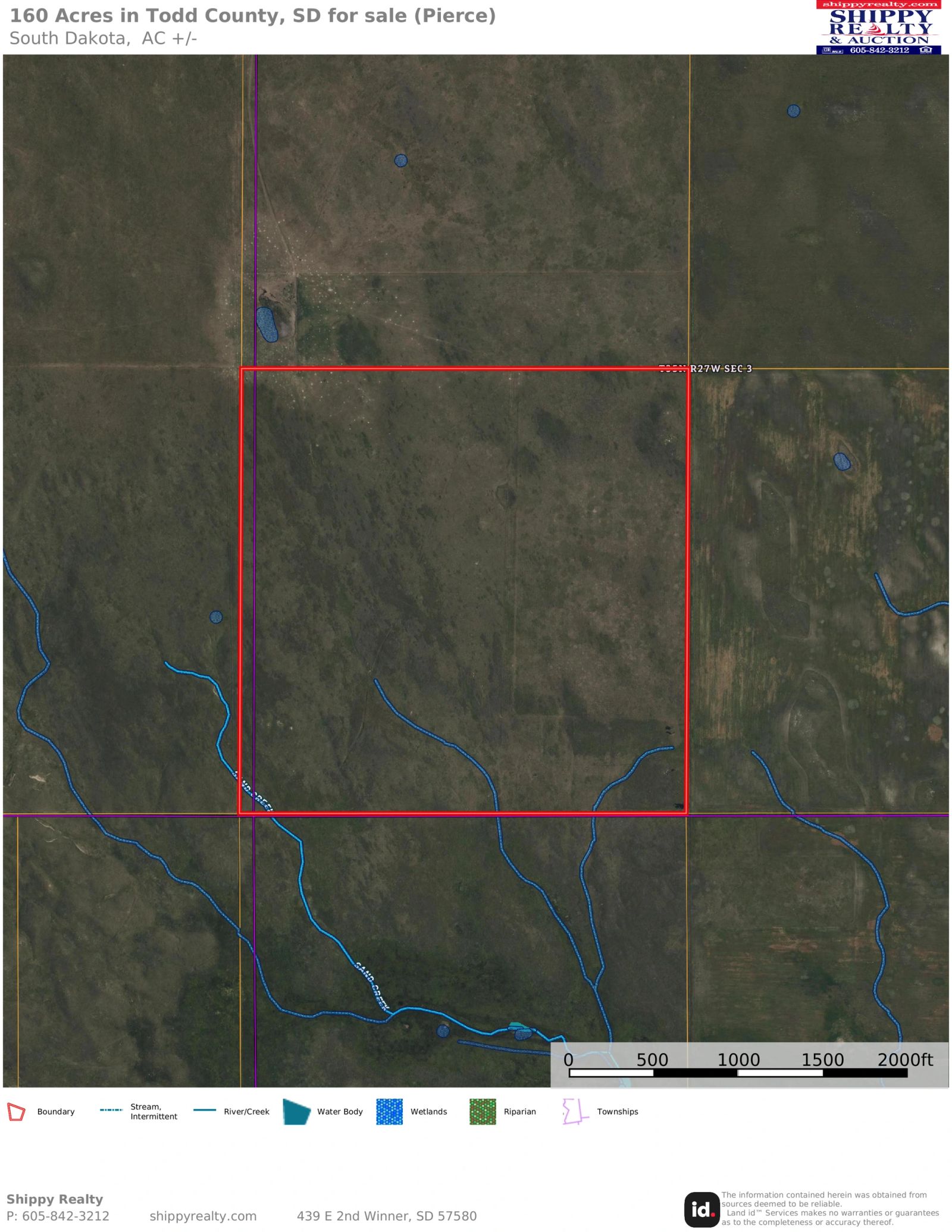160 +/- Acres Pasture Land, East Todd Twp, Todd Co, SD — Todd County, SD real estate photo thumbnail 15