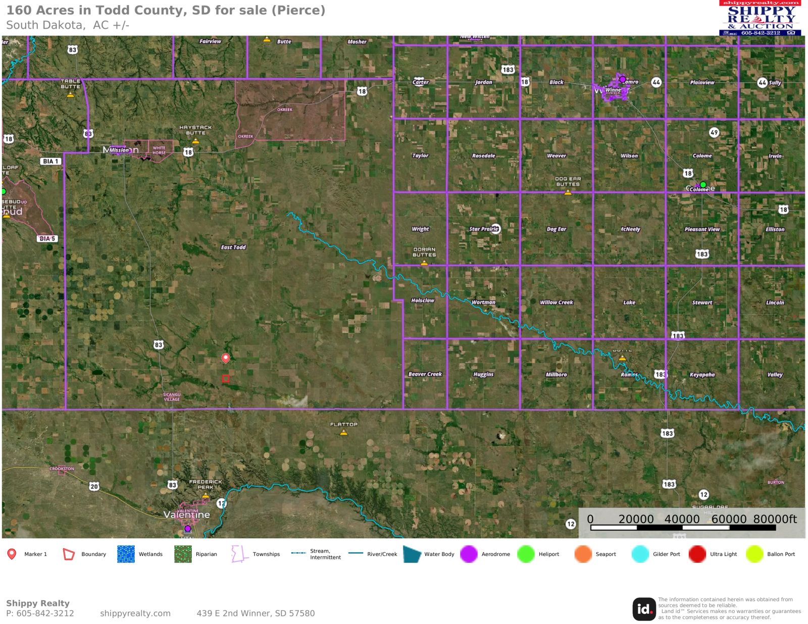 160 +/- Acres Pasture Land, East Todd Twp, Todd Co, SD — Todd County, SD real estate photo thumbnail 19