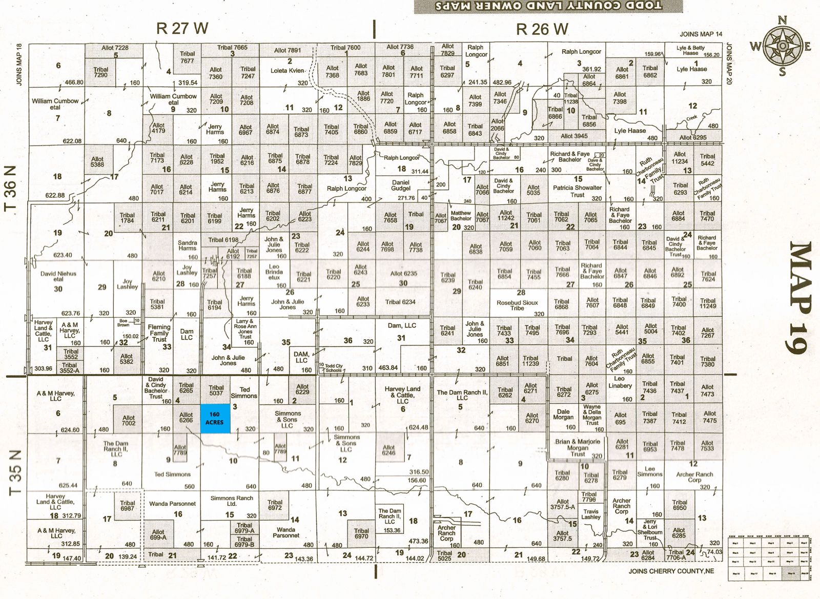 160 +/- Acres Pasture Land, East Todd Twp, Todd Co, SD — Todd County, SD real estate photo thumbnail 14