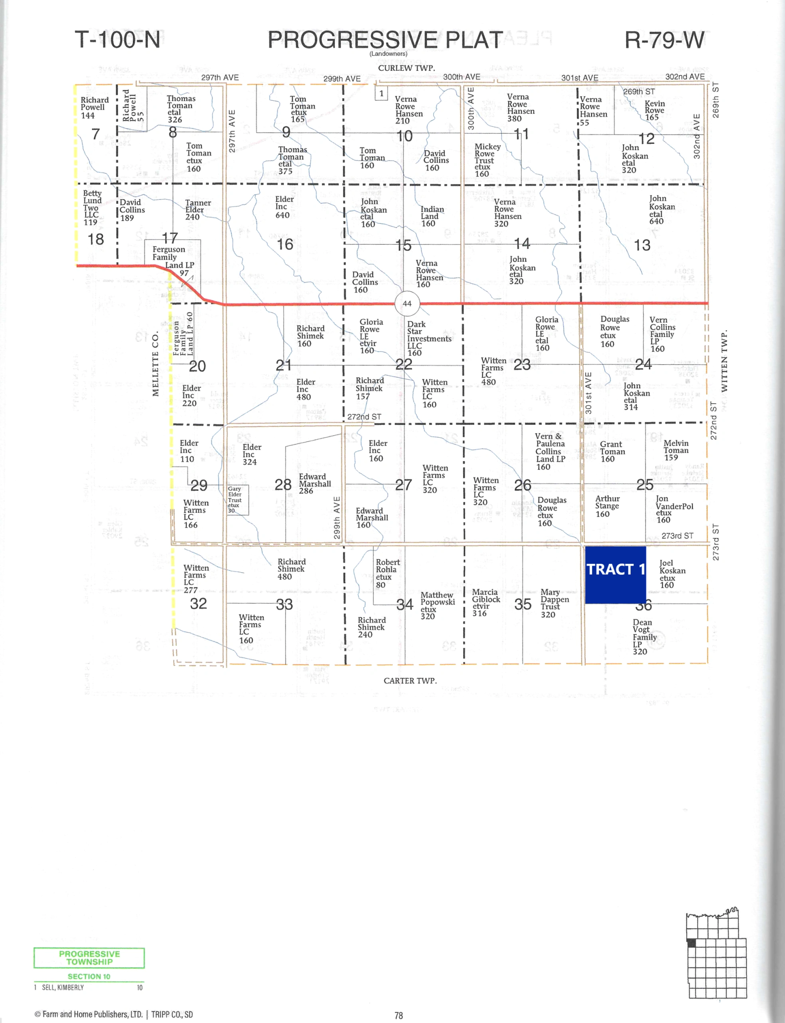 3 Tracts of Land — Tripp County, SD — Land Auction in Winner, SD thumbnail 23
