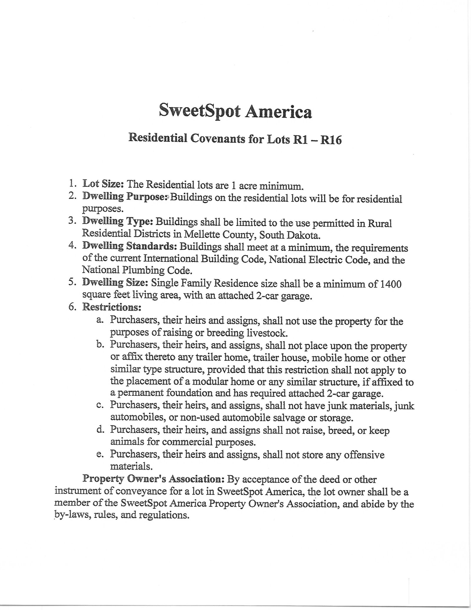 SweetSpot (South) Residential Lots, White River, SD — White River, SD real estate photo thumbnail 16