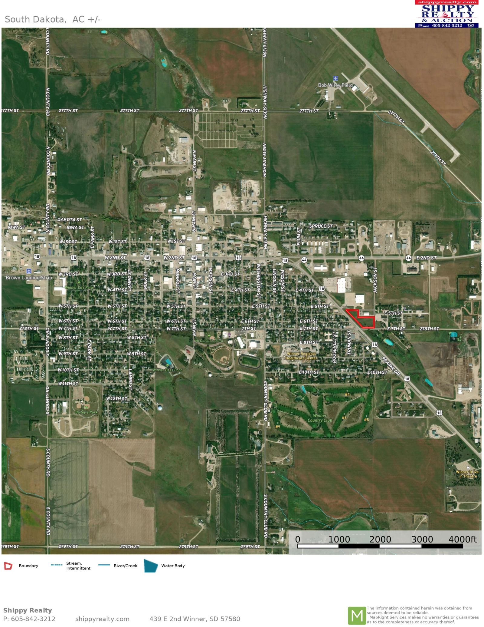 3 (+/-) Acre Commercial Lot in Winner, SD — Winner, SD real estate photo thumbnail 9