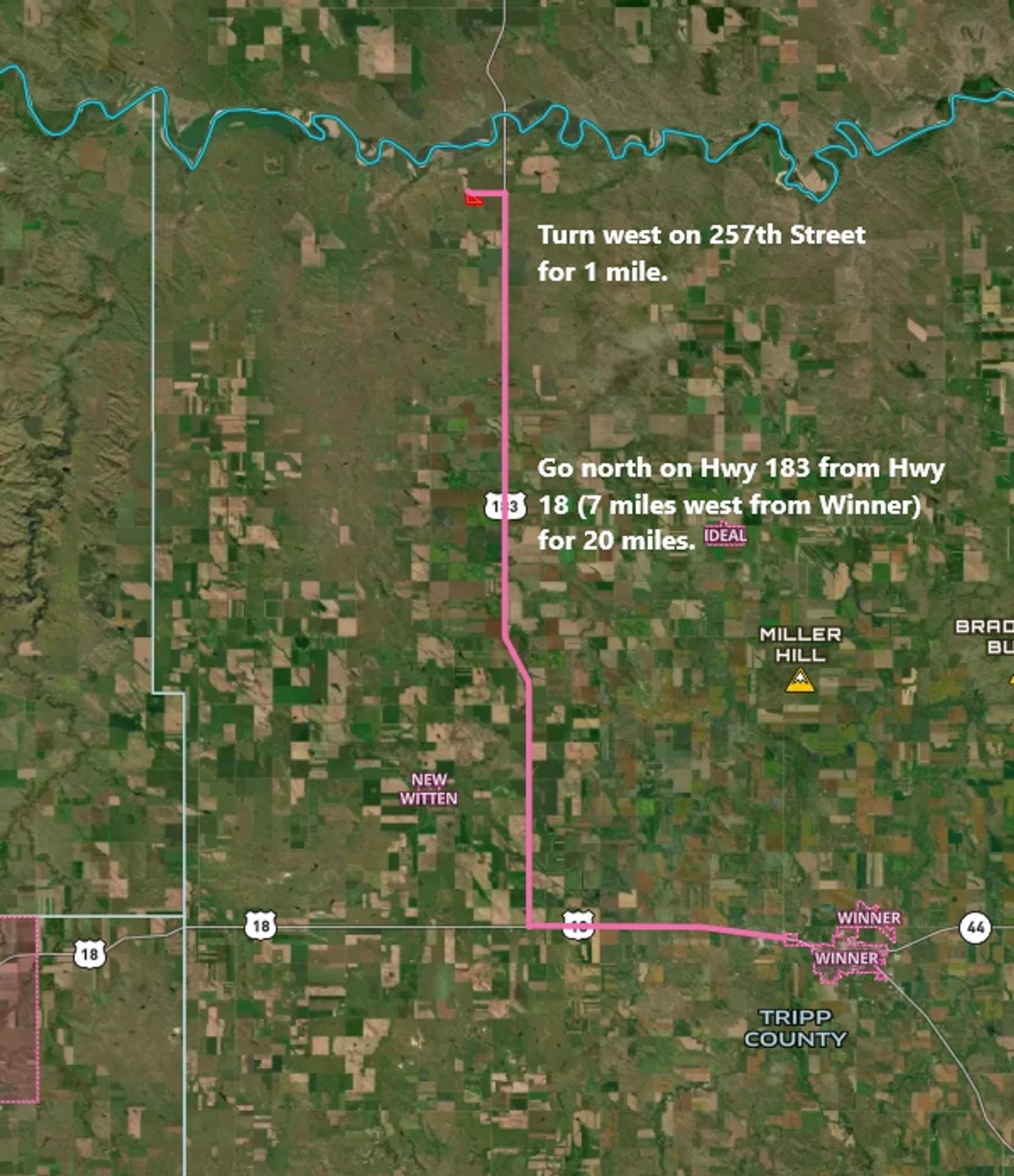31 (+/-) Acres, Greenwood Twp, Tripp County, SD — Winner, SD real estate photo thumbnail 23