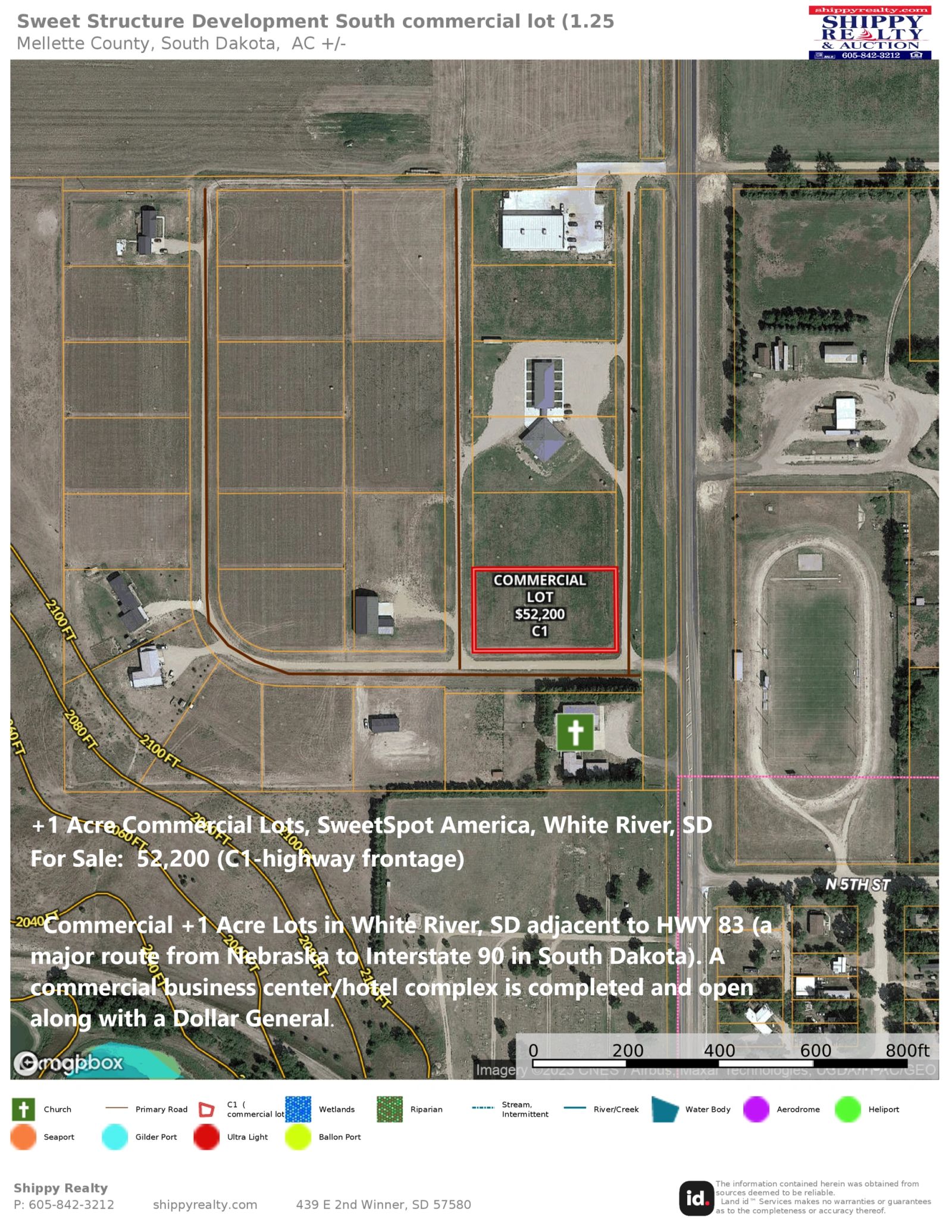 +1 Acre Commercial Lots, SweetSpot America, White River, SD — White River, SD real estate photo thumbnail 27