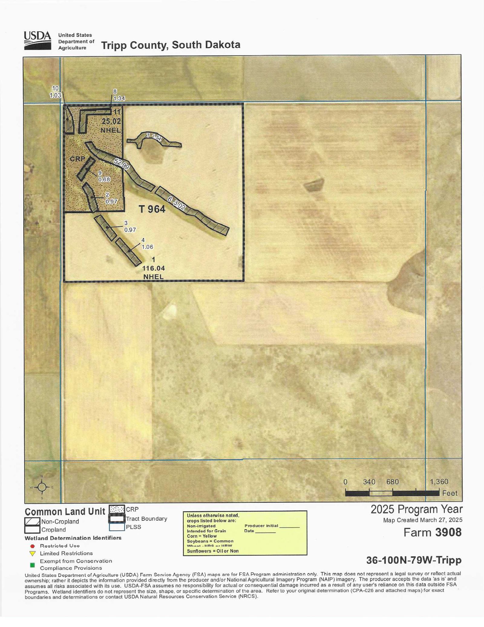 3 Tracts of Land — Tripp County, SD — Land Auction in Winner, SD thumbnail 22