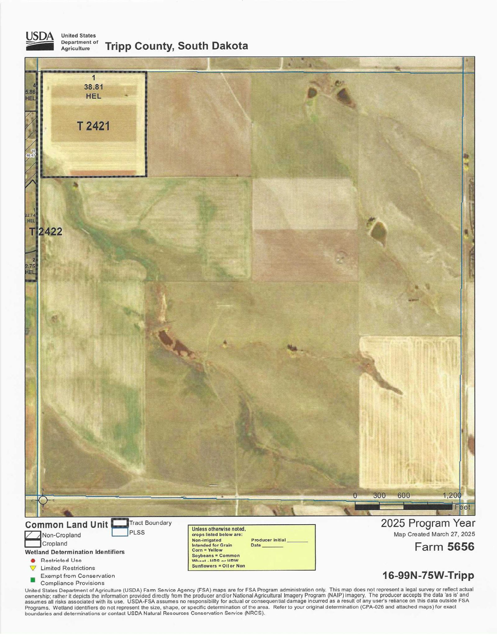 3 Tracts of Land — Tripp County, SD — Land Auction in Winner, SD thumbnail 56